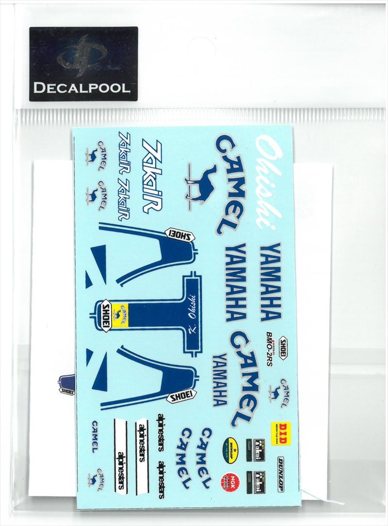 DP176  1/12 Yamaha YZR500 CAMEL K. Ohishi Rider '88  (DECAL POOL)