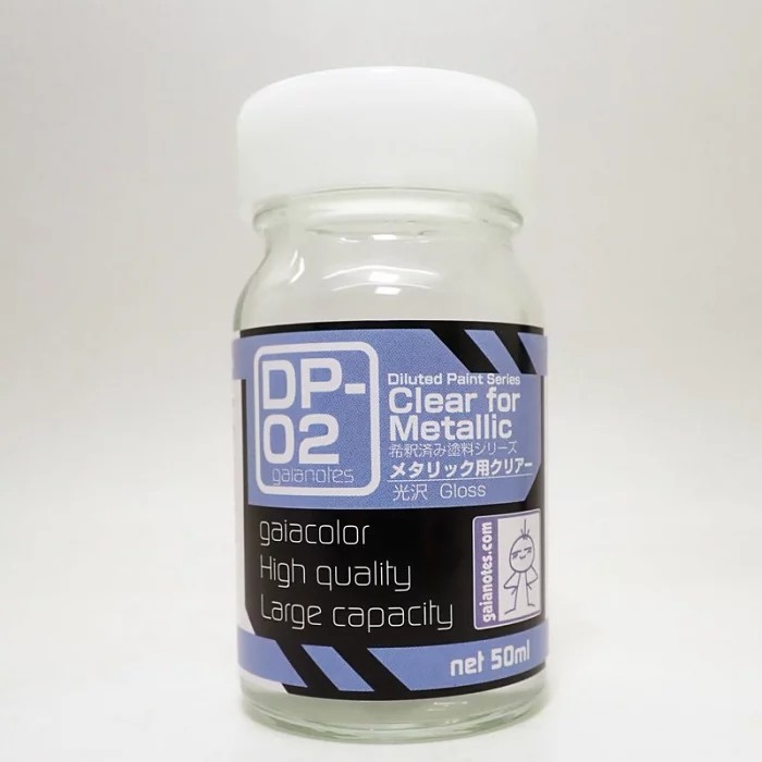 DP-02 メタリック用 クリアー 希釈済みの塗料シリーズ 50ml ガイアノーツ ラッカー 塗料