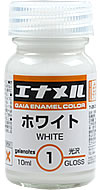 GE01  エナメルホワイト　　white 10ml  (光沢）