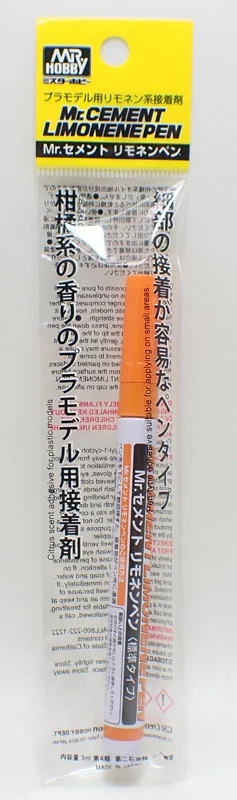 Mr.セメント リモネンタイプ（標準タイプ）【GSIクレオス ペンタイプセメント プラモデル 接着剤 PL01】