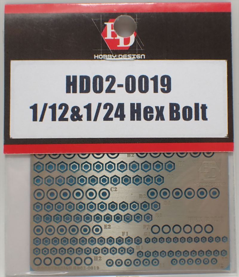 HD02-0019 1/12＆1/24　Hex Bolt