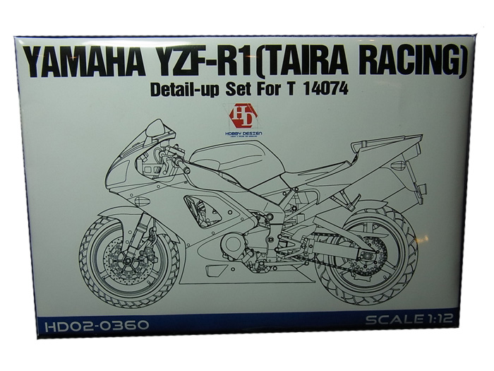 HD02-0360 1/12 YAMAHA YZR-R1（TAIRA RACING）　DETAIL UP SET (tamiya1/12対応）Hobbydesign