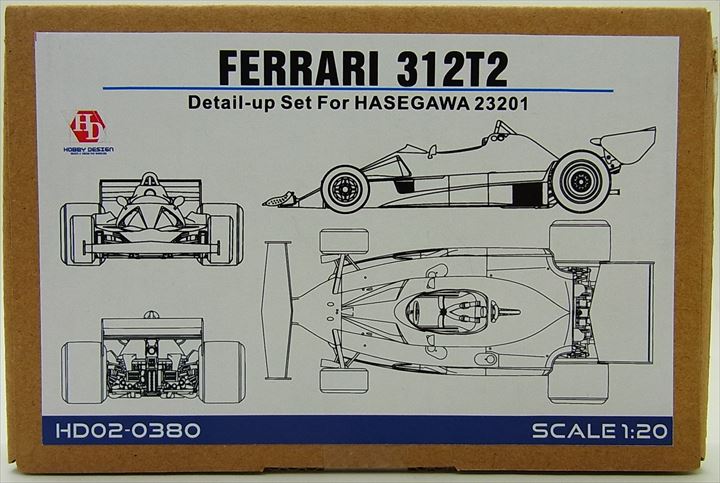 HD02-0380 1/20 FERRARI 312T2  DETAIL UP SET(forHASEGAWA）