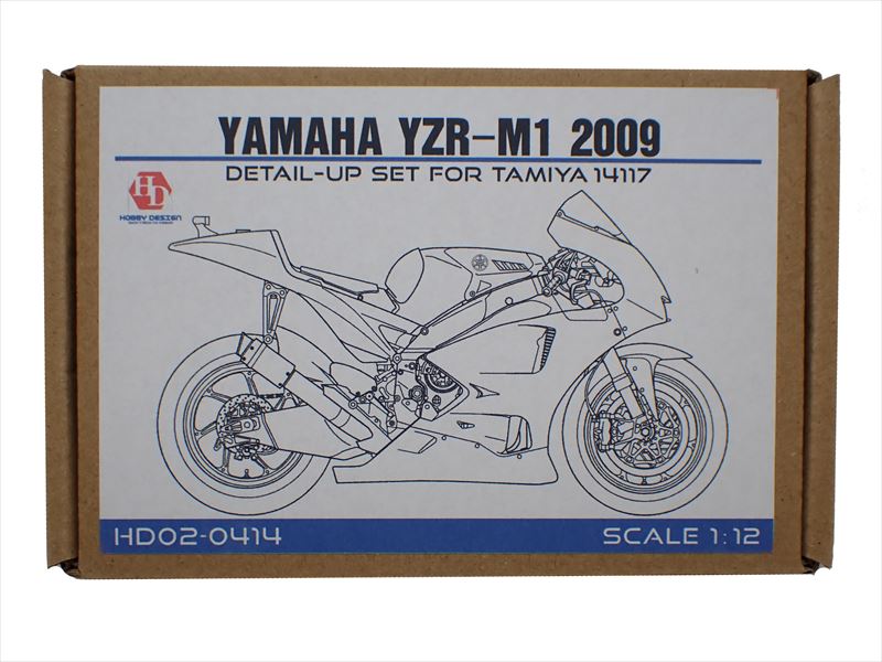 HD02-0414 1/12 Yamaha YZR-M1 2009 Detail-up Set For Tamiya 14117（PE+Metal parts+Resin）