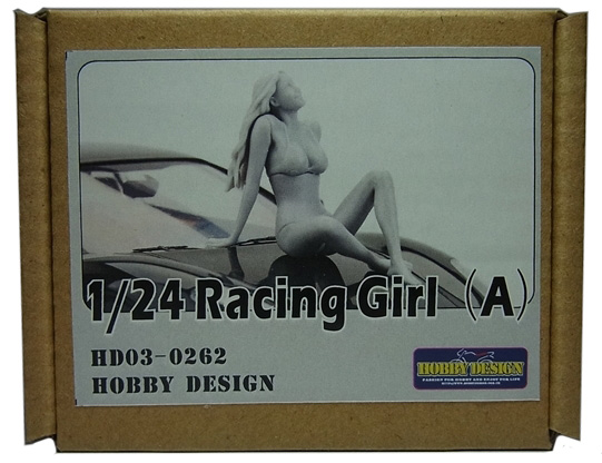 HD03-0262 1/24 レーシングガールフィギュア(A)　Racing Girls　Hobbydesign