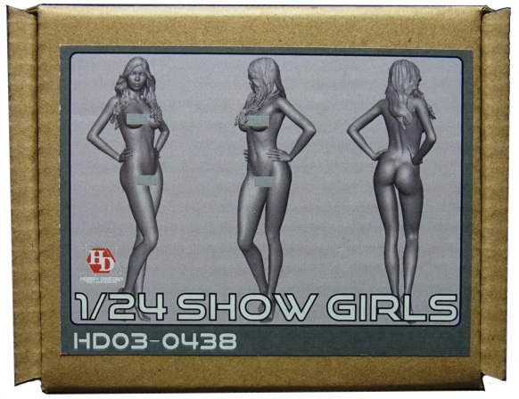 HD03-0438 1/24 ショーガールフィギュア　Show Girls　（F)　Hobbydesign　