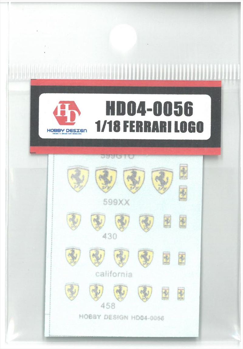 hd04-0056  1/18  Ferrari  LOGO　Hobby Design
