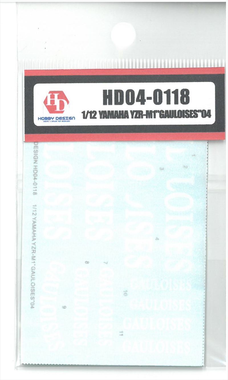 hd04-0118  1/12 Yamaha YZR-M1 "Gauloises"04　Hobby Design