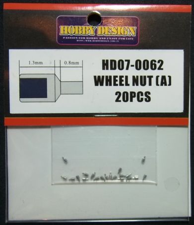 HD07-0062 WHEEL NUT (A) 20pcs 【HOBBY　DESIGN】