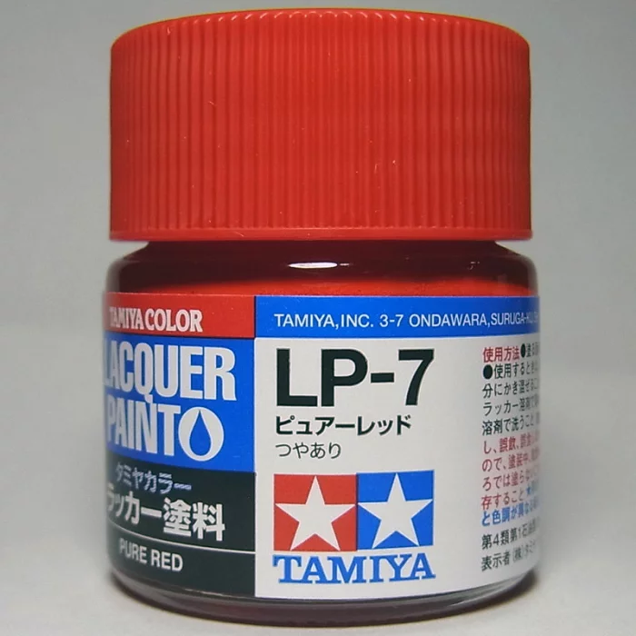 LP-7 ピュアレッド タミヤカラー ラッカー塗料