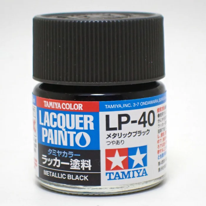 LP-40 メタリックブラック タミヤカラー ラッカー塗料 Item82140