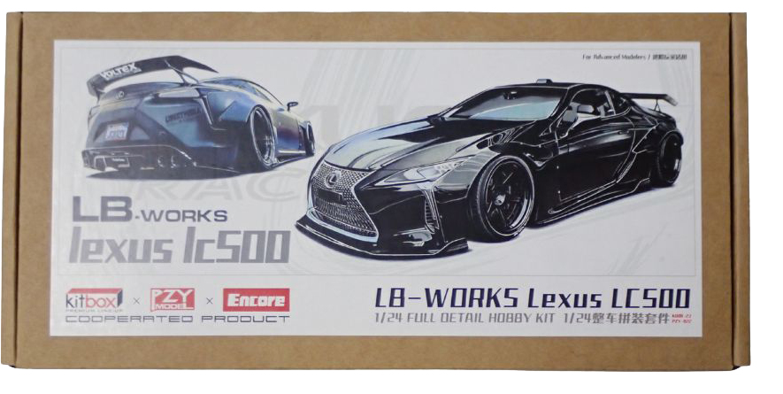 KB08-23  LBWK LC500 LHD Ver. (GT wing style)  1/24scale   Kitbox x PZY Model 1/24キット