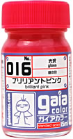 G016 ブリリアントピンク　内容量：15ml　光沢