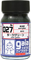 G027   ダークグリーン　内容量：15ml　半光沢