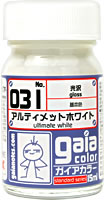 G031  アルティメットホワイト 光沢　15ml 　