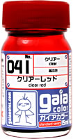 G041  クリアーレッド　内容量：15ml　染料系クリアー