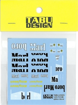 TABU20005 1/20 F310B オプションデカール（（T社対応）