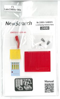 20RH-SAB005  F1 1980s-90s   1/20 Racing Harness Parts