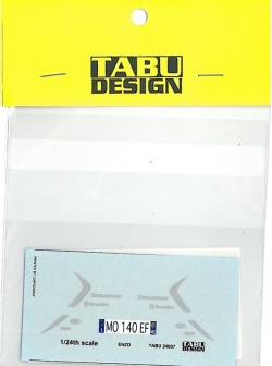 TABU24007 1/24 エンツォフェラーリ　フィオラノテストデカール