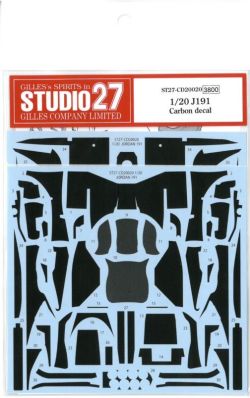CD20020   1/20  J191  carbon decal (T社1/20 JODAN191 対応)