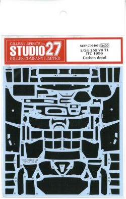 CD24019 1/24 155V6 T1 ITC 1996  Carbon decal  (T社1/24対応）