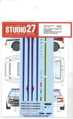 DC1173  1/24 Super Delta HF Integrale (H社1/24対応）