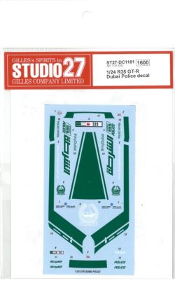 DC1181 1/24 R35 GT-R Dubai Police 　【A社1/24　GT-R対応】