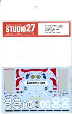 DC1206 1/24 911 Carrera RSR Turbo Daytona 1977 #00 (F社1/24対応）