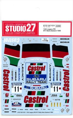 DC1231 1/24 Legacy RS #11 New Zealand 1990 (H社LegacyRS対応）
