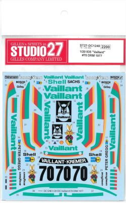 DC1248 1/20 935 "VAillant"#70 DRM 1977 (T社1/20対応）
