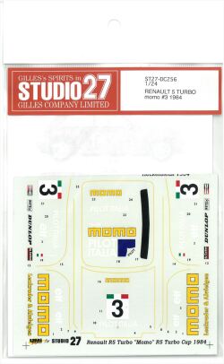 DC256  1/24 Renault 5 Turbo "MOMO" #3 R5 Turbo CUO 1984