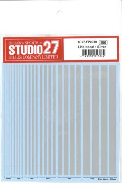 FP0030  Line decal: Silver