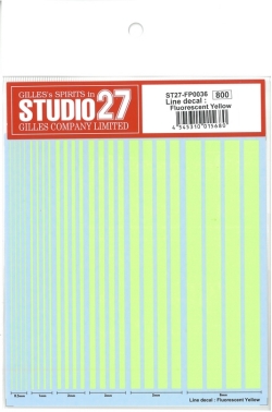 FP0036 Line decal : Fluoresdent Yellow