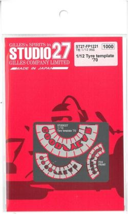 FP1221  1/12 Tire template '70 (T社1/12対応）