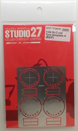 FP24218 1/24 Gr.C-car Tyre template-A  (BS/P)