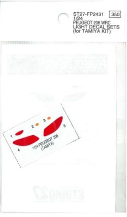 FP2431　　1/24 　プジョー206WRC テールランプ