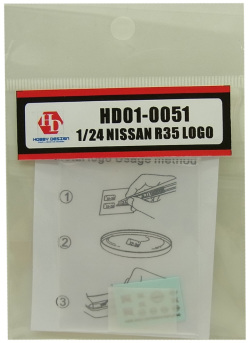 HD01-0051 1/24 NISSAN R35 LOGO