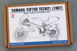 HD02-0427 1/12 Yamaha YZF750 TECH21(1987) Detail-up Set For F (14132)（PE+Metal parts+Resin）