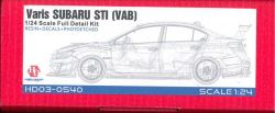HD03-0540 Varis SUBARU STI (VAB) 1/24scale Full detailkit
