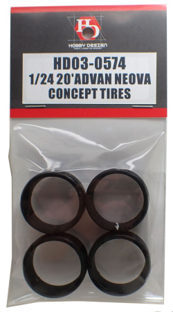 HD03-0574 1/24 20inch  ADOVAN NEOVA CONCERT TIRES　 Hobbydesign