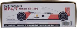 TK2080  MP4/7 GP of Monaco  1/20 scale Trans kit　(T社1/20対応）