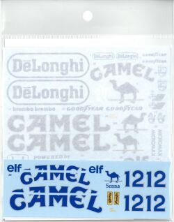 AK031　1/12 99T 1987 F1 Rd.4 Monaco   #12（B社 1/12　99T対応）