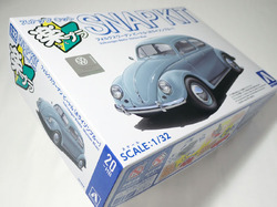 1/32 フォルクスワーゲン ビートル　ホライゾンブルー アオシマ 楽プラ スナップキット No.20-HB