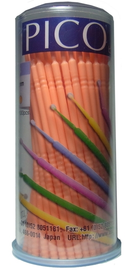 bp785 picoマイクロブラシ（L）オレンジ　2.0ｍｍ 　100本入り（100ｐｃｓ）