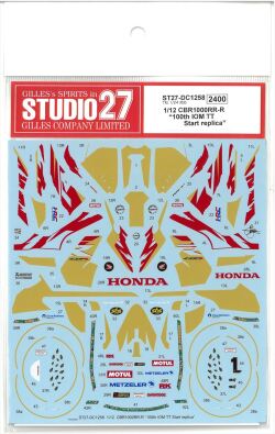 DC1258 1/12 CBR1000RR-R "100th IOM TT Start replica"(T社1/12CBR1000RR-R対応）