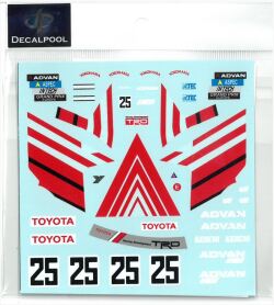 DP169 1/24 Toyota Corolla Levin AE86 ADVAN Inter Tec Winner 85' for Fujimi  (DECAL POOL)