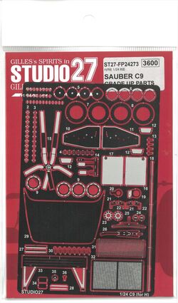 FP24273 1/24 SAUBER-C9 GRADE UP PARTS  (H/R社1/24対応）