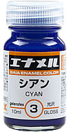 GE03  エナメルシアン　　cyan 10ml  (光沢）