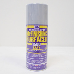 B527  Mr.フィニッシングサーフェイサー1500 グレー　スプレー 170ml GSIクレオス 表面処理材 サフ