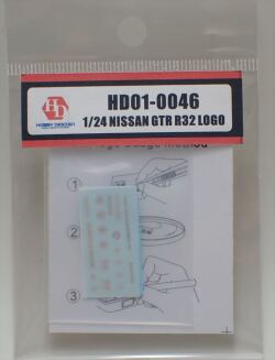 HD01-0046  1/24 Nissan GTR R32 Metal LOGO